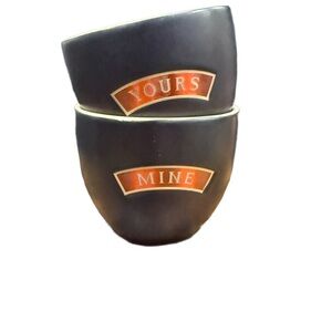 Set of 2 Bailey’s Irish Cream 'Yours & Mine' Small Mugs